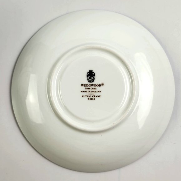 Vintage Leigh Shape Footed Cup & Saucer Set Kutani Crane by...